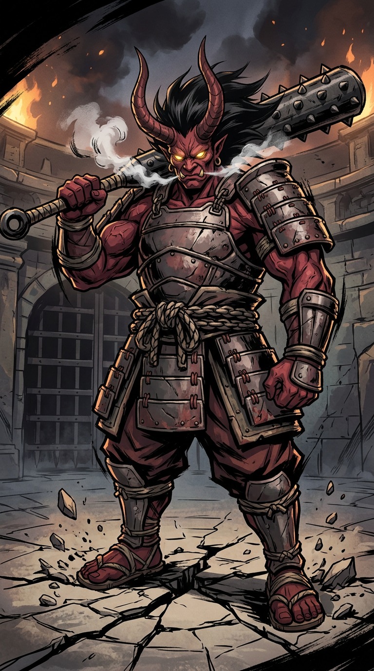 Oni of the Crimson Horns
