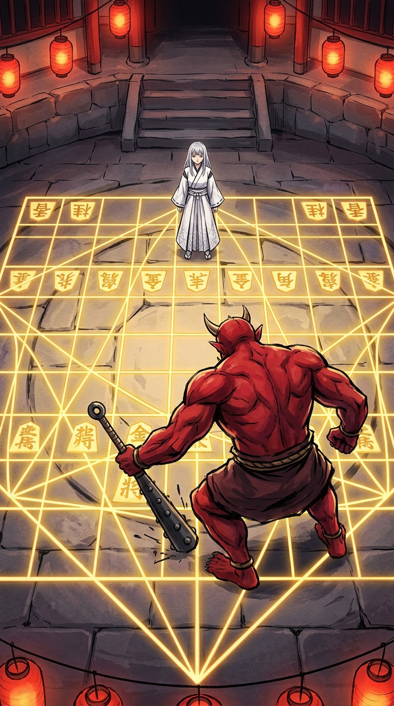 Match 2: Kaname vs Oni of the Crimson Horns