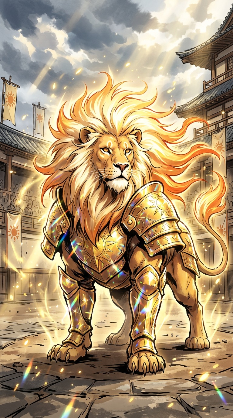 Sun-Lion of Radiant Glory — Raikō